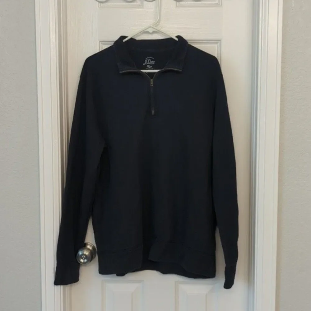 Men's J Crew half zip sweater